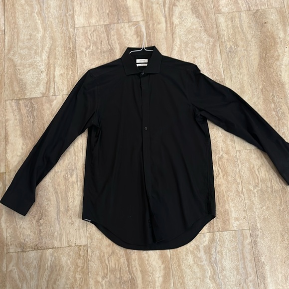 Black Calvin Klein Dress Shirt - Picture 1 of 3
